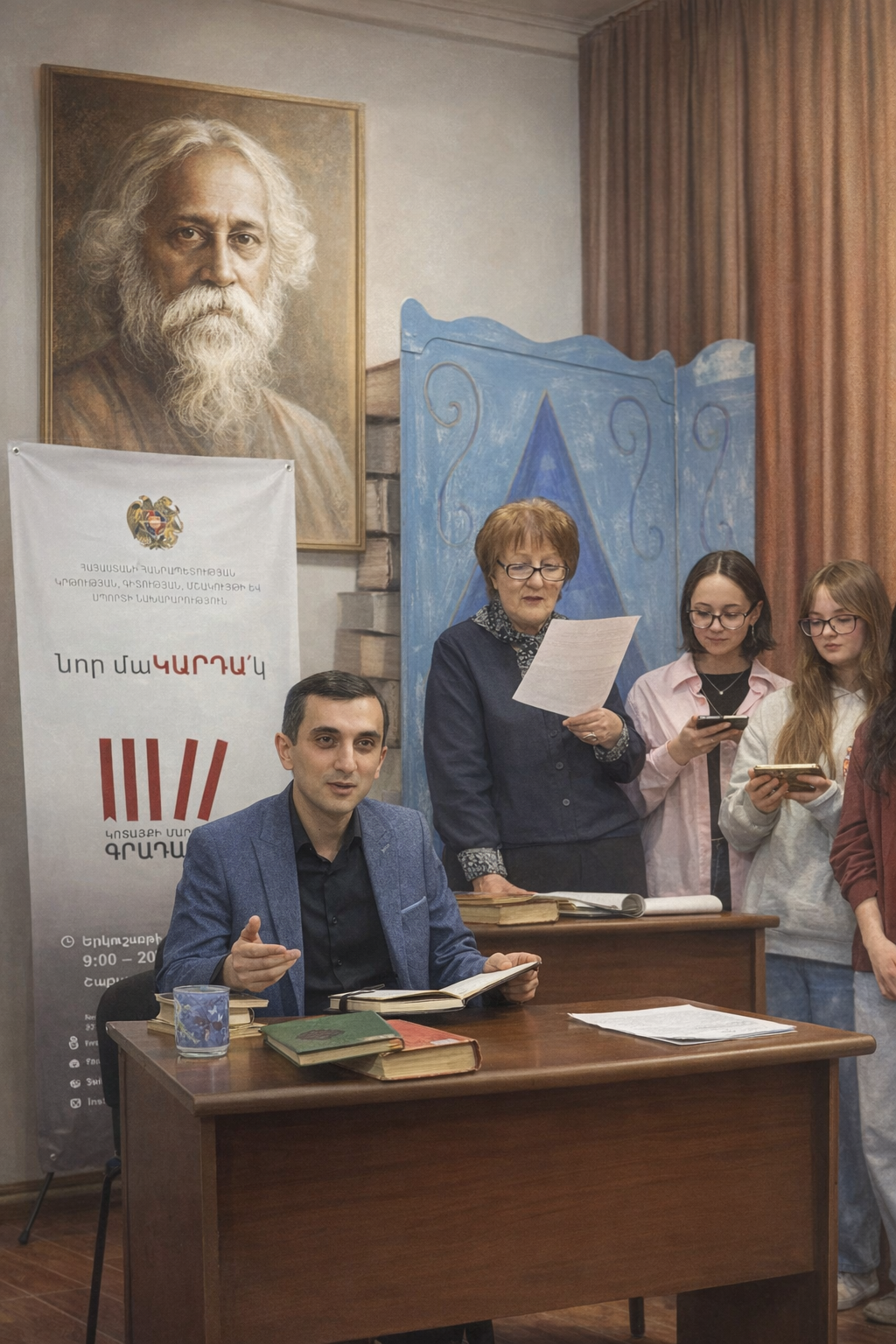 Հրազդանը խոսեց Ռաբինդրանաթ Թագորի մասին …